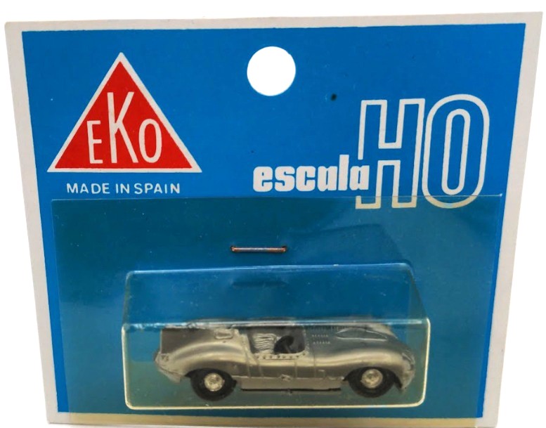 EKO 2100 HO Scale Gray Jaguar Racer Plastic Car