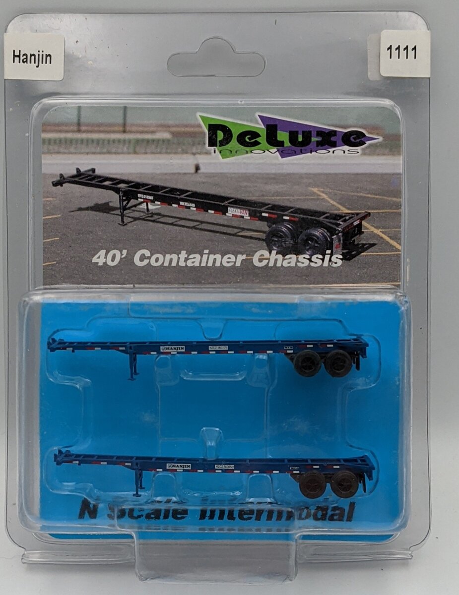 Deluxe Innovations 1111 N Hanjin Shipping 40' Container Chassis (Pack of 2)
