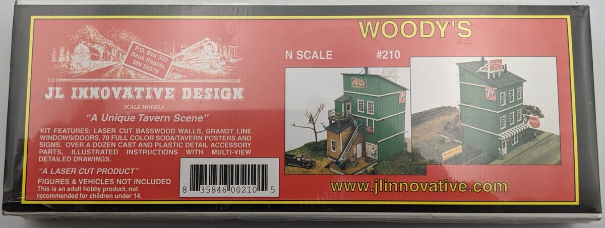 JL Innovative Design 210 N Woodys Tavern 3-Story Wooden Kit
