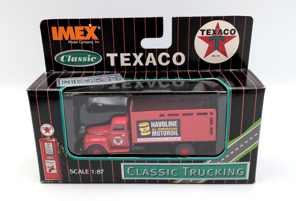 Imex 870169 1:87 Classic Trucking Texaco Ford Havoline Motor Oil Stake Truck