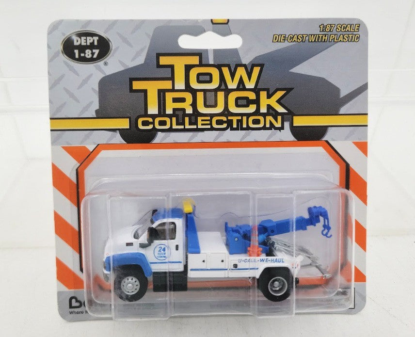Boley 302672 1:87 Scale Dept 1-87 Tow Truck Collection White/Blue 2-Axle Wrecker