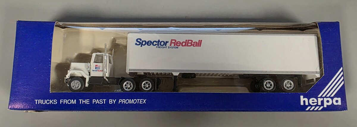 Herpa 6085 HO GMC Spector Redball Tractor Trailer