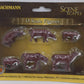 Bachmann 33152 O Cows Brown/White (Set of 6)
