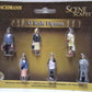 Bachmann 33160 O Scene Scape Passengers Standing Figures (Set of 6)