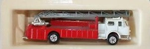 Model Power 7767 HO Scale Aerial Hook and Triple Ladder Fire Truck