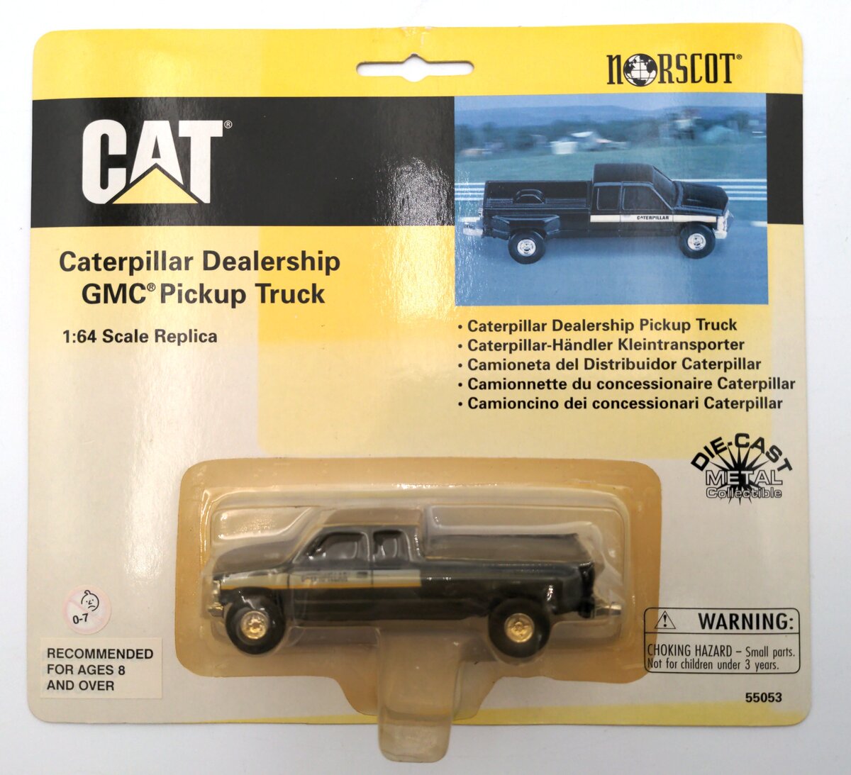 Norscot 55081 1:64 Scale Diecast Caterpillar GMC Corp Pickup Truck