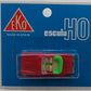 EKO 2010 HO Scale Red Mercedes 190 SL Convertible Green Top White Interior