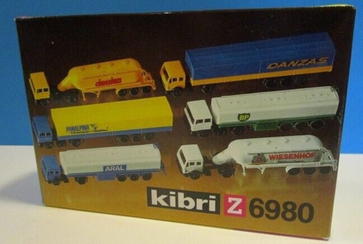 Kato 6980 Z Scale Tractor-Trailer Kits (Set of 6)