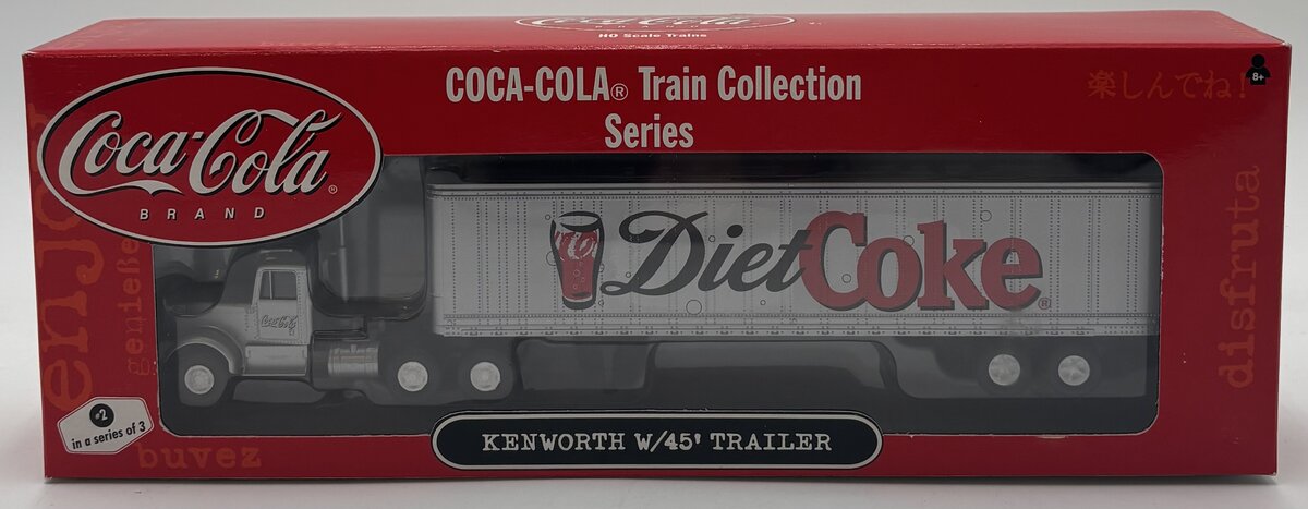 Athearn 8221 1:87 Tractor/Trailer Diet Coke Silver