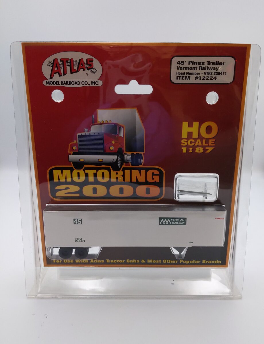 Atlas 12224 HO 1:87 45' Pines Trailer VRT#VTRZ236471