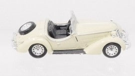 Ricko 38449 1:87 Diecast Ivory 1936 Wanderer W25K Roadster Convertible