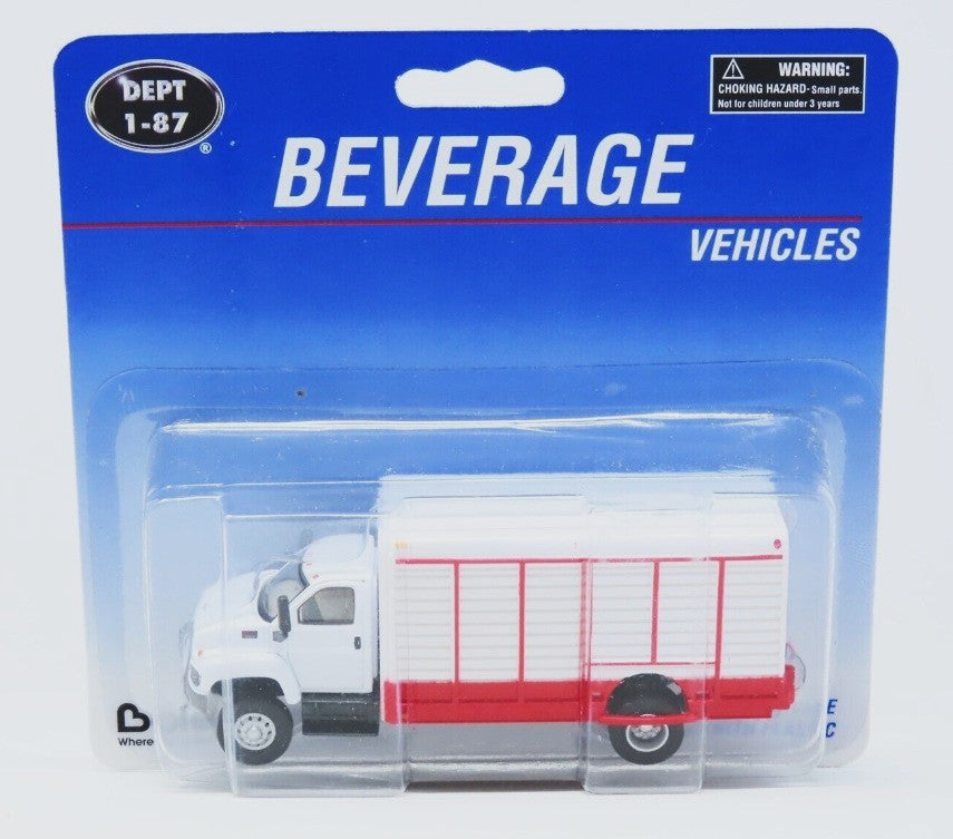 Boley 3025-77 1:87 Scale Dept 1-87 White / Red Beverage Truck