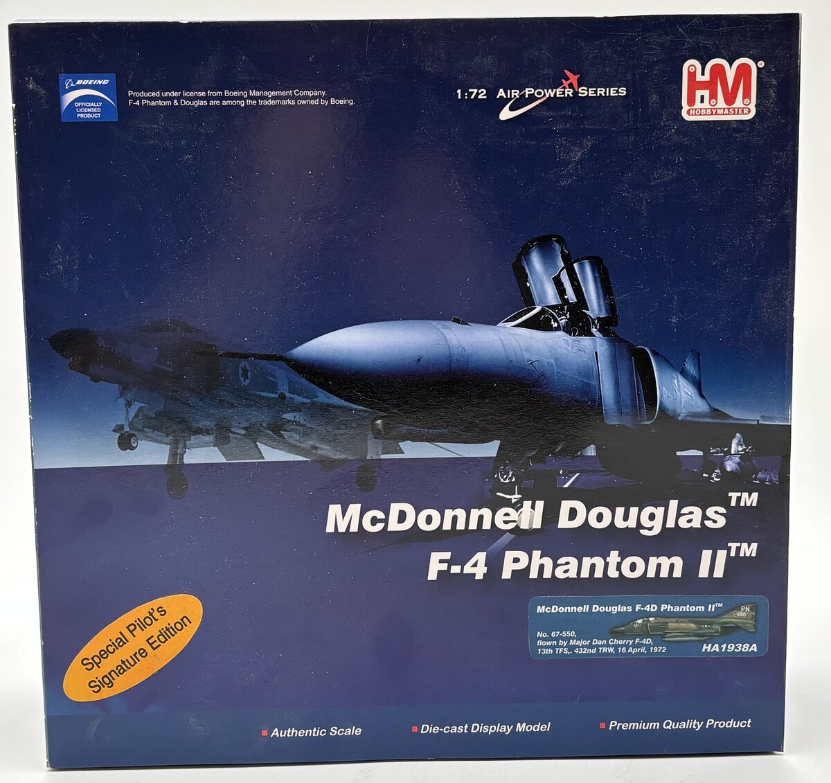Hobby Master HA1938A 1:72 McDonnell Douglas F-4D Phantom II No. 67-550 Aircraft