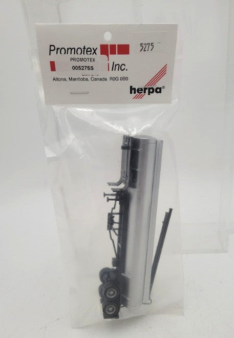 Promotex 5275 HO Scale Herpa Gray Elliptical Tank Trailer
