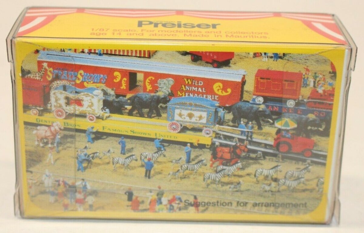 Preiser 22101 HO The Great Circus Train Gollmar Bros Parade Circus Wagon