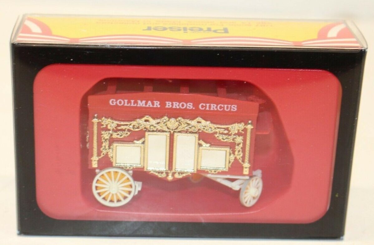 Preiser 22101 HO The Great Circus Train Gollmar Bros Parade Circus Wagon