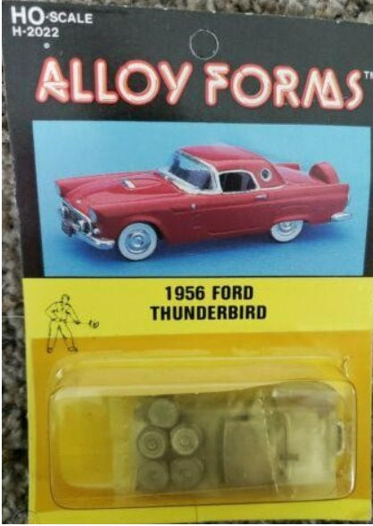 Alloy Forms H-2022 HO Scale 1956 Ford Thunderbird Unpainted Car Metal Kit