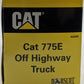 Norscot 55095 S CAT(R) American Construction Equipment 775E Off-Highway Truck