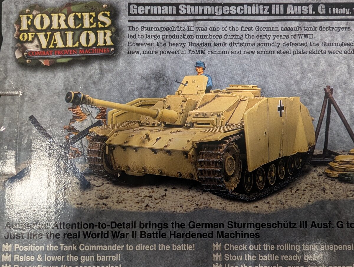 Unimax Toys Ltd. 81006 1:32 Die Cast German Sturmgeschutz III Ausf G Tank, 1944