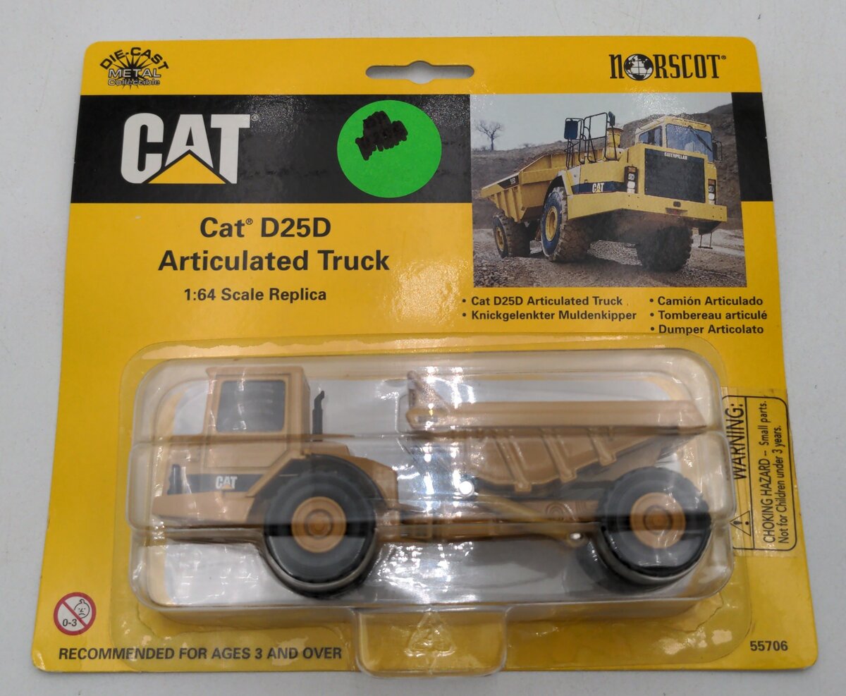 Norscot 55706 1:64 Caterpillar D25D Articulated Truck