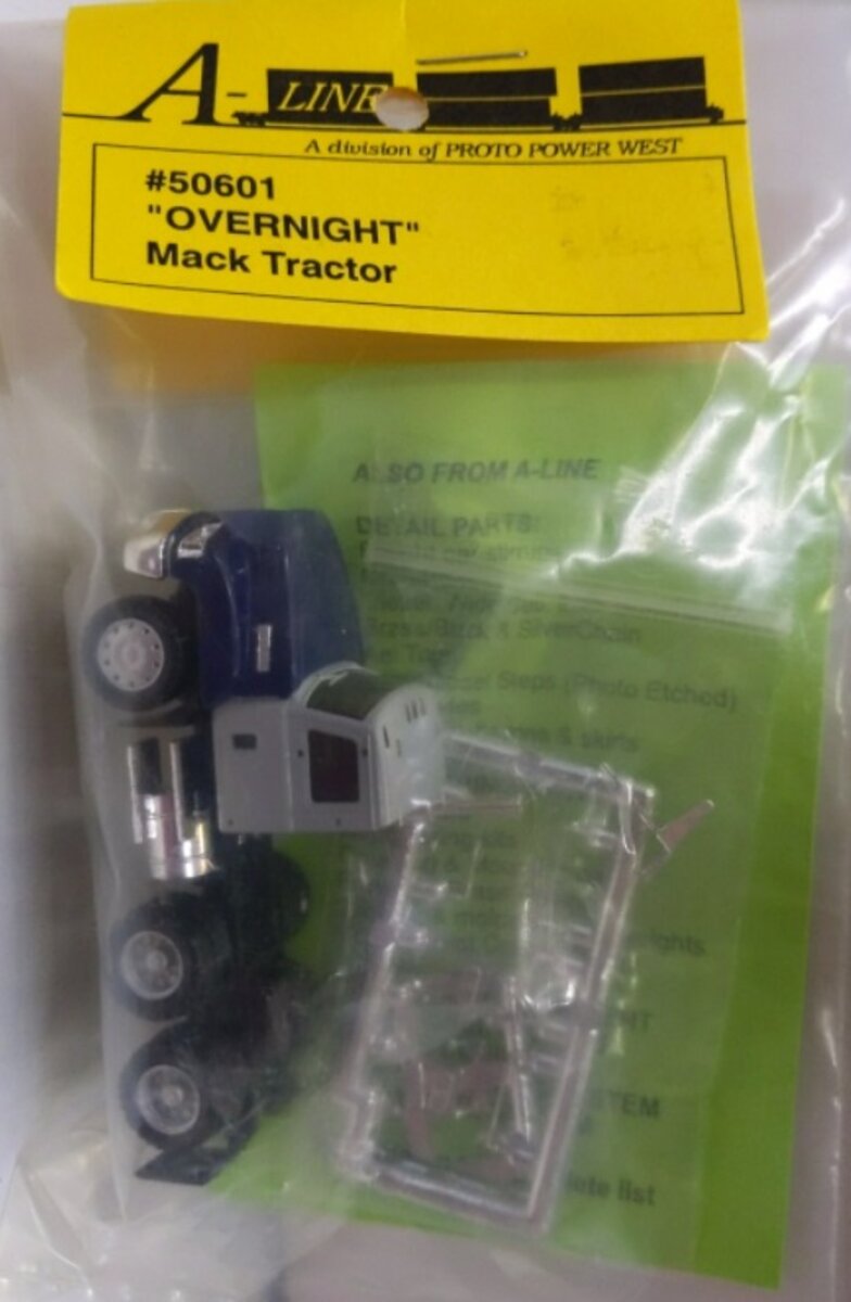A-Line 50601 HO Scale Overnight TractorColors