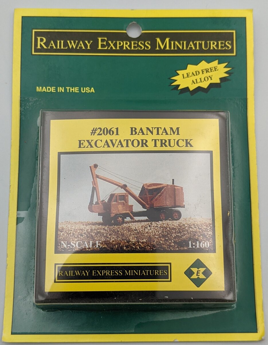 Railway Express Miniatures 2061 N Scale Bantam Excavator Truck