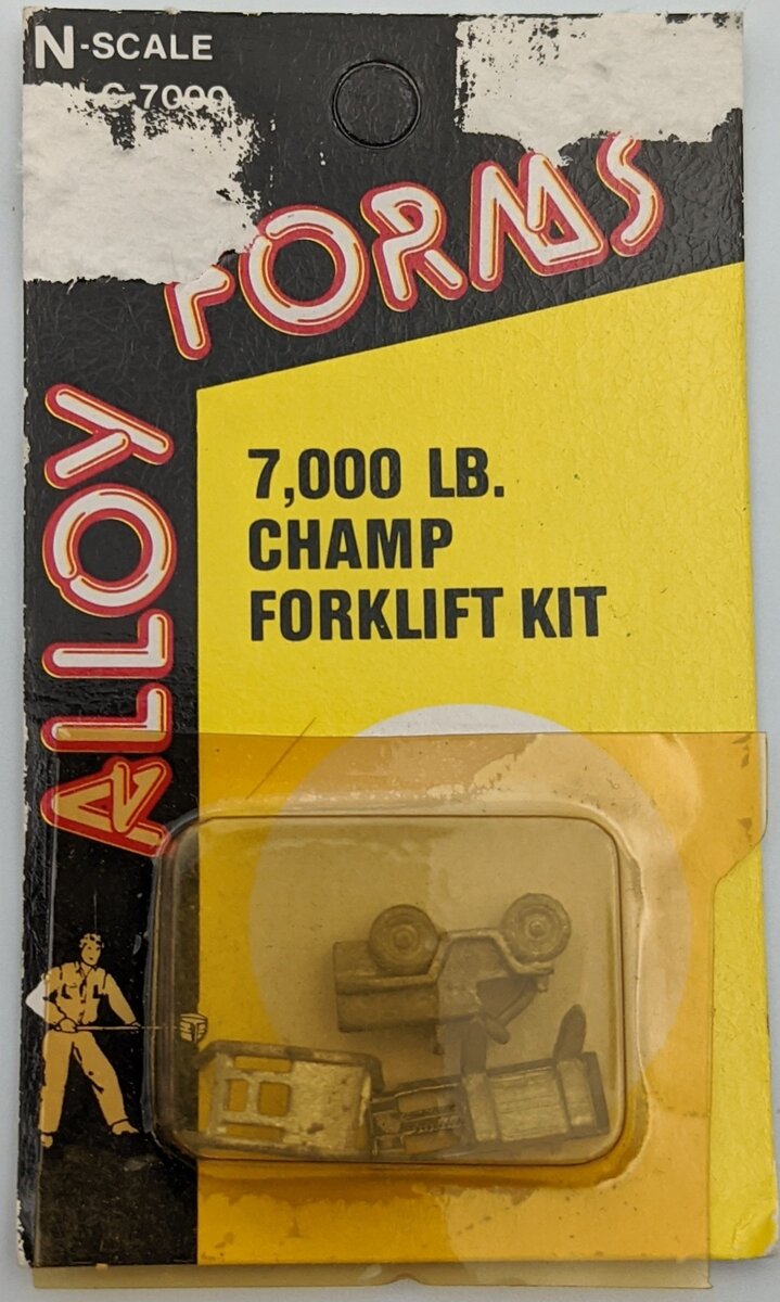 Alloy Forms 105 N 1:160 Unpainted 7000lb Champ Forklift Kit