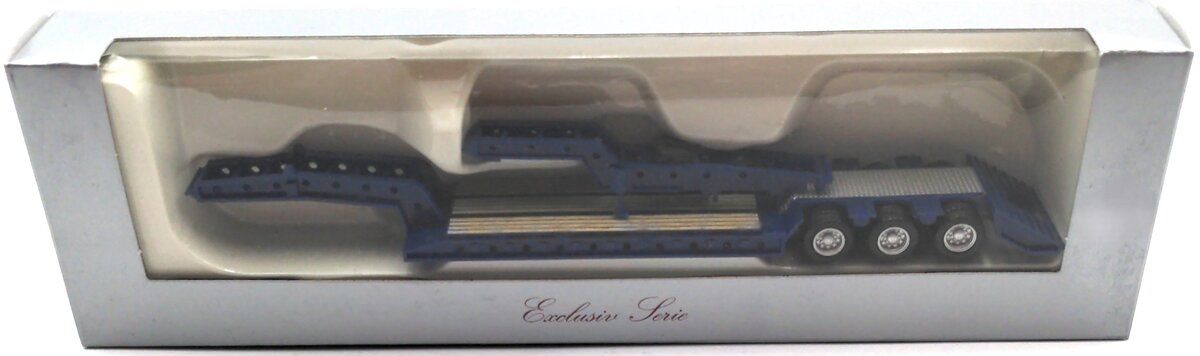 Herpa 5393 1:87 Heavy Equipment Trailer Blue
