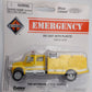 Boley 2059-88 1:87 Die-Cast Yellow W/Gray Stripe Brush Fire International Truck