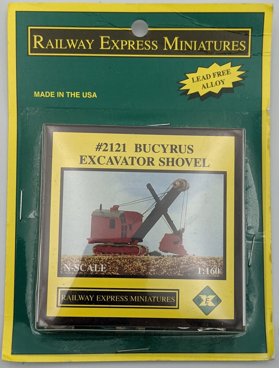 Railway Express Miniatures 2121 1:160 N Bucyrus Excavator Shovel Kit