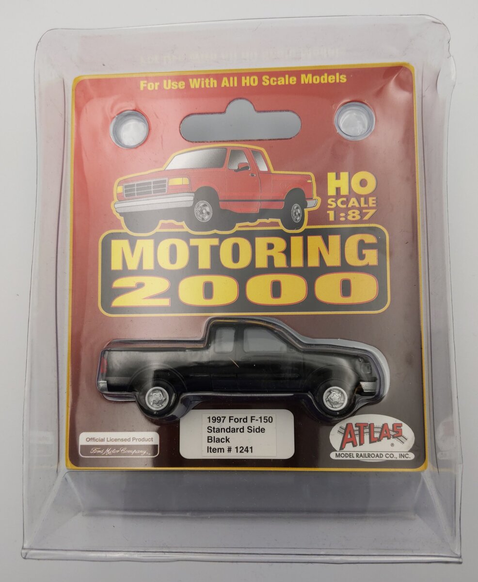 Atlas 1241 HO Scale 1997 Ford® F-150 Pickup Truck with Standard Side - Black