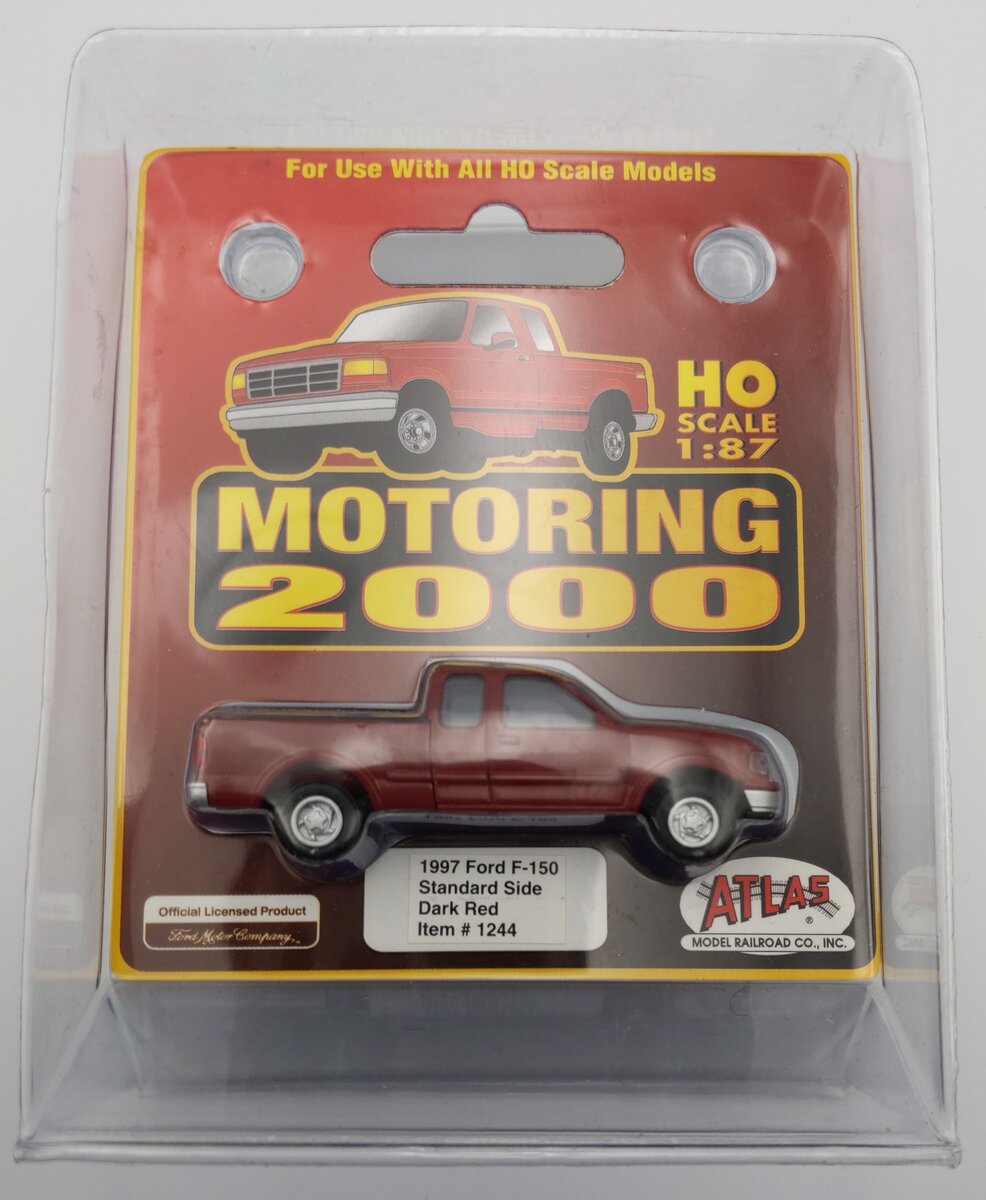 Atlas 1244 HO Scale 1997 Ford® F-150 Pickup Truck with Standard Side - Dark Red