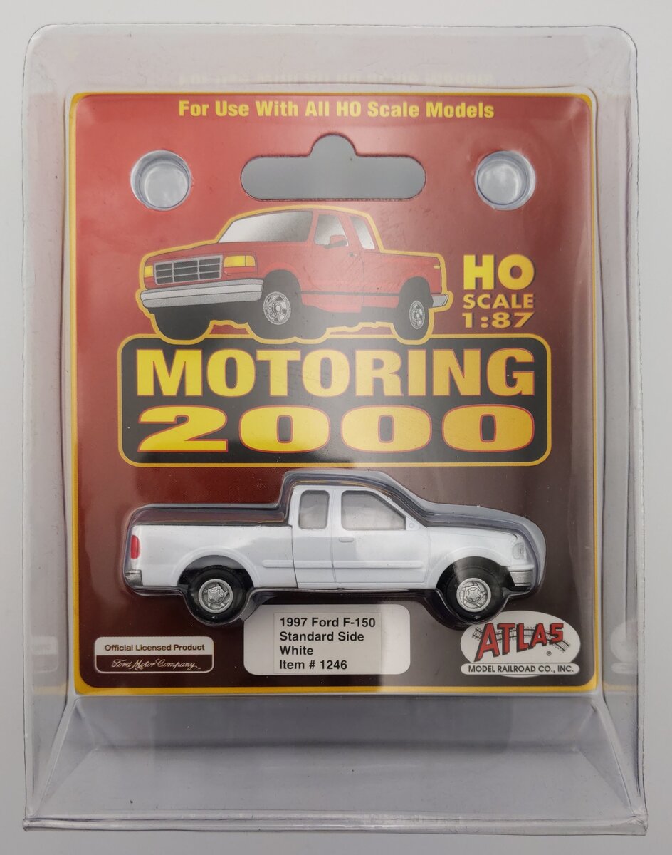 Atlas 1246 HO Scale 1997 Ford® F-150 Pickup Truck with Standard Side - White