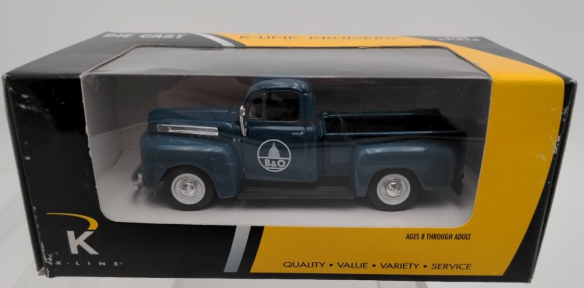 K-Line K-94359 1:43 Kruisers 1948 Baltimore & Ohio Railroad Ford Pick-Up
