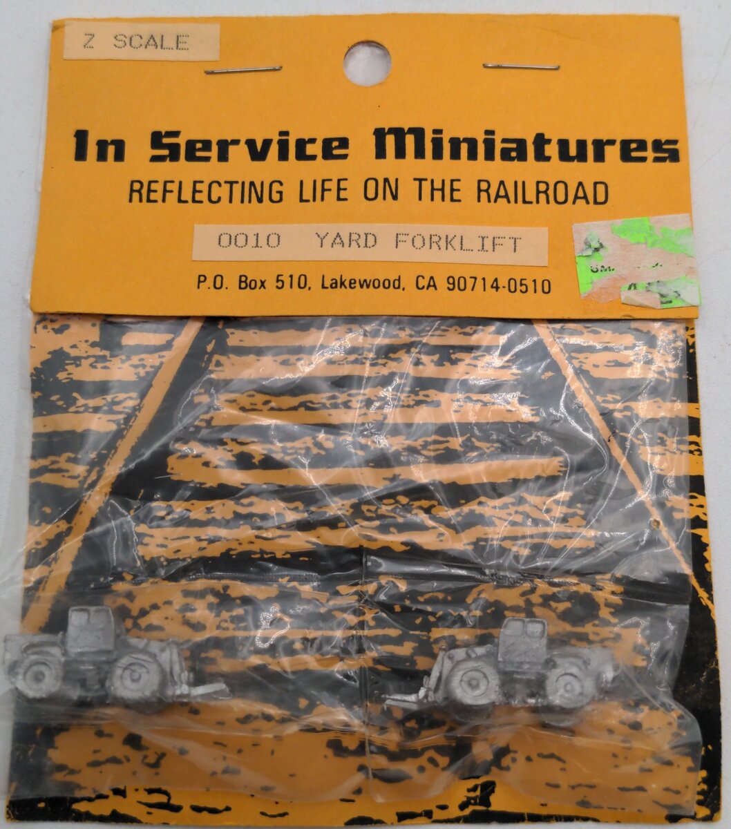 Inservice Miniatures 10 1:220 Yard Forklift