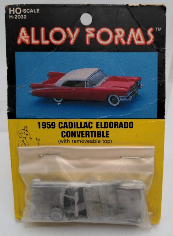 Alloy Forms 2032 1:87 1959 Cadillac Eldorado Convertible W/Removeable Top Kit