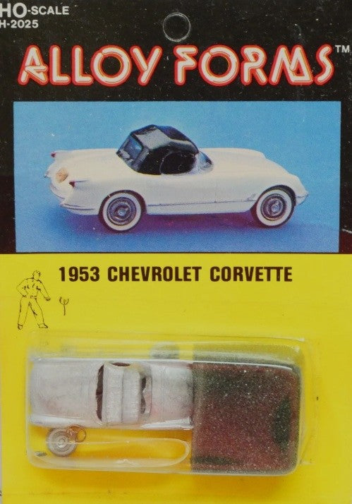 Alloy Forms 2025 HO Scale 1953 Chevrolet Corvette Unpainted Metal Kit