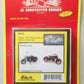 JL Innovative Design 902 1:87 1947 Motorcycles w/Saddlebag Kit (Set of 2)