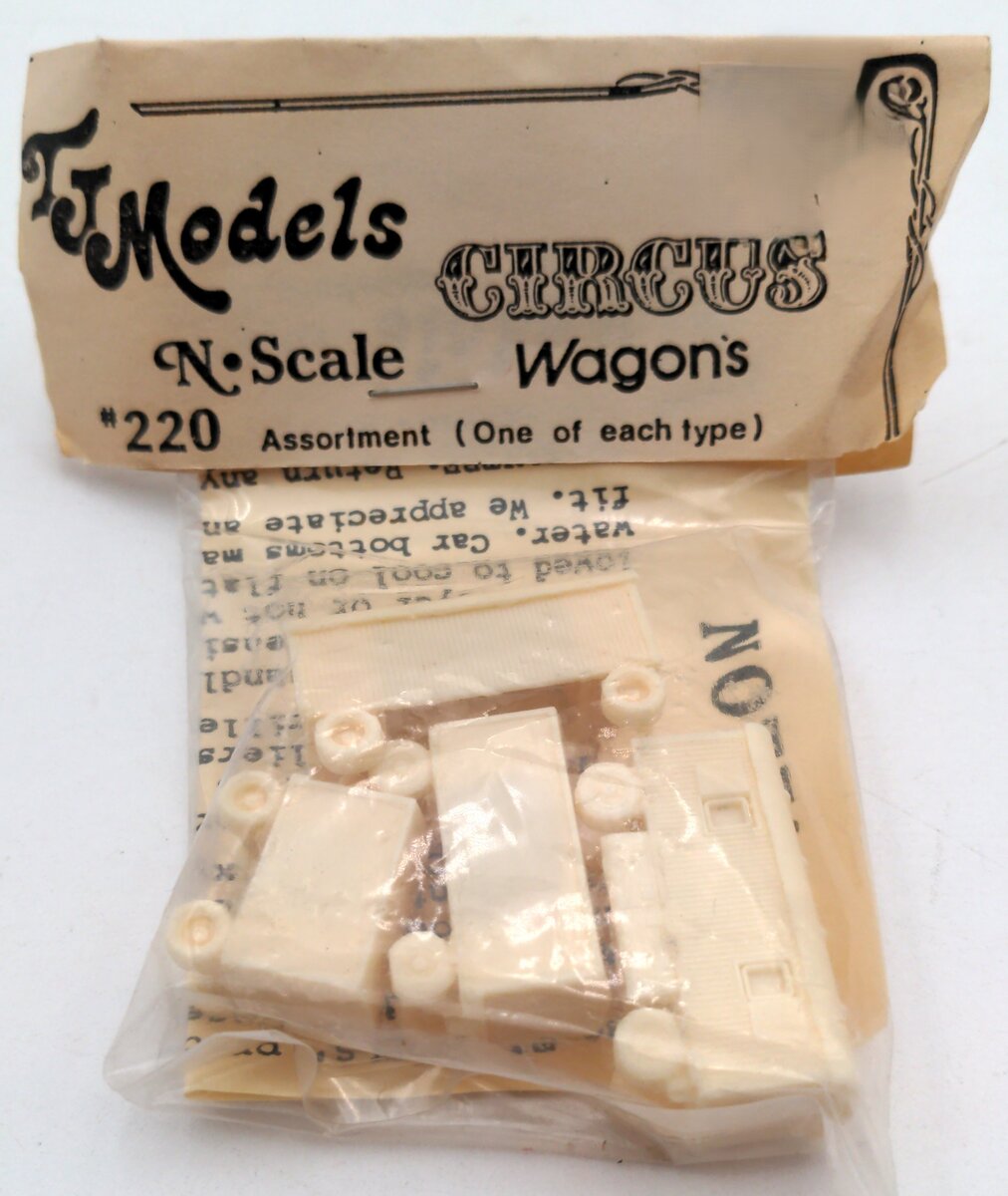Raintree Products 220 1:160 N Circus Wagon assort
