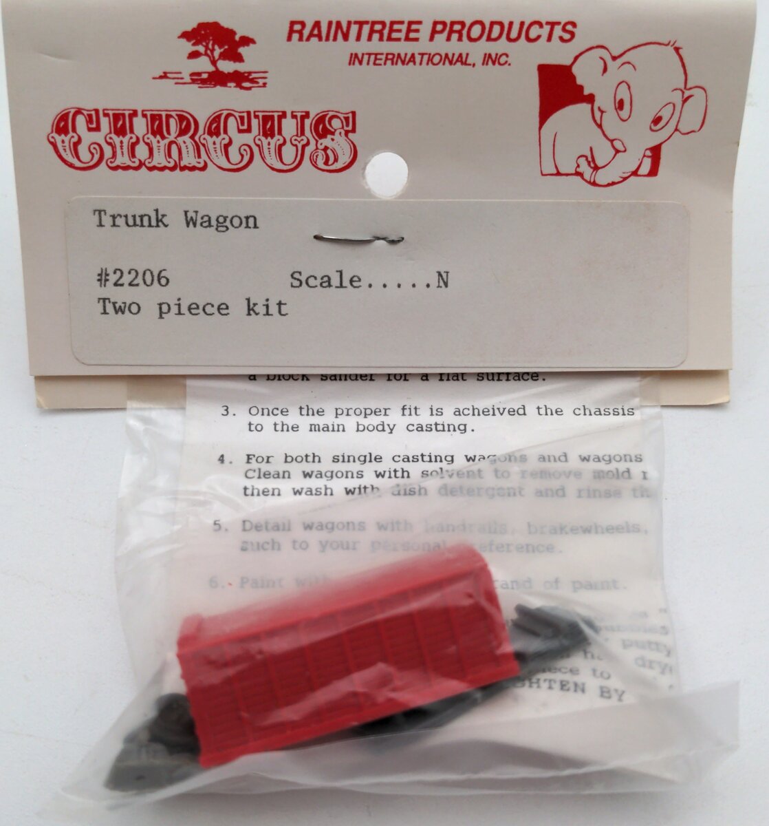 Raintree Products 2206 1:160 N Trunk Wagon