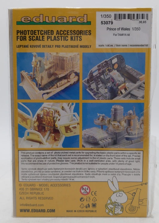 Eduard 53079 1:350 Ship Prince of Wales Photoetched Accessories For Plastic Kit