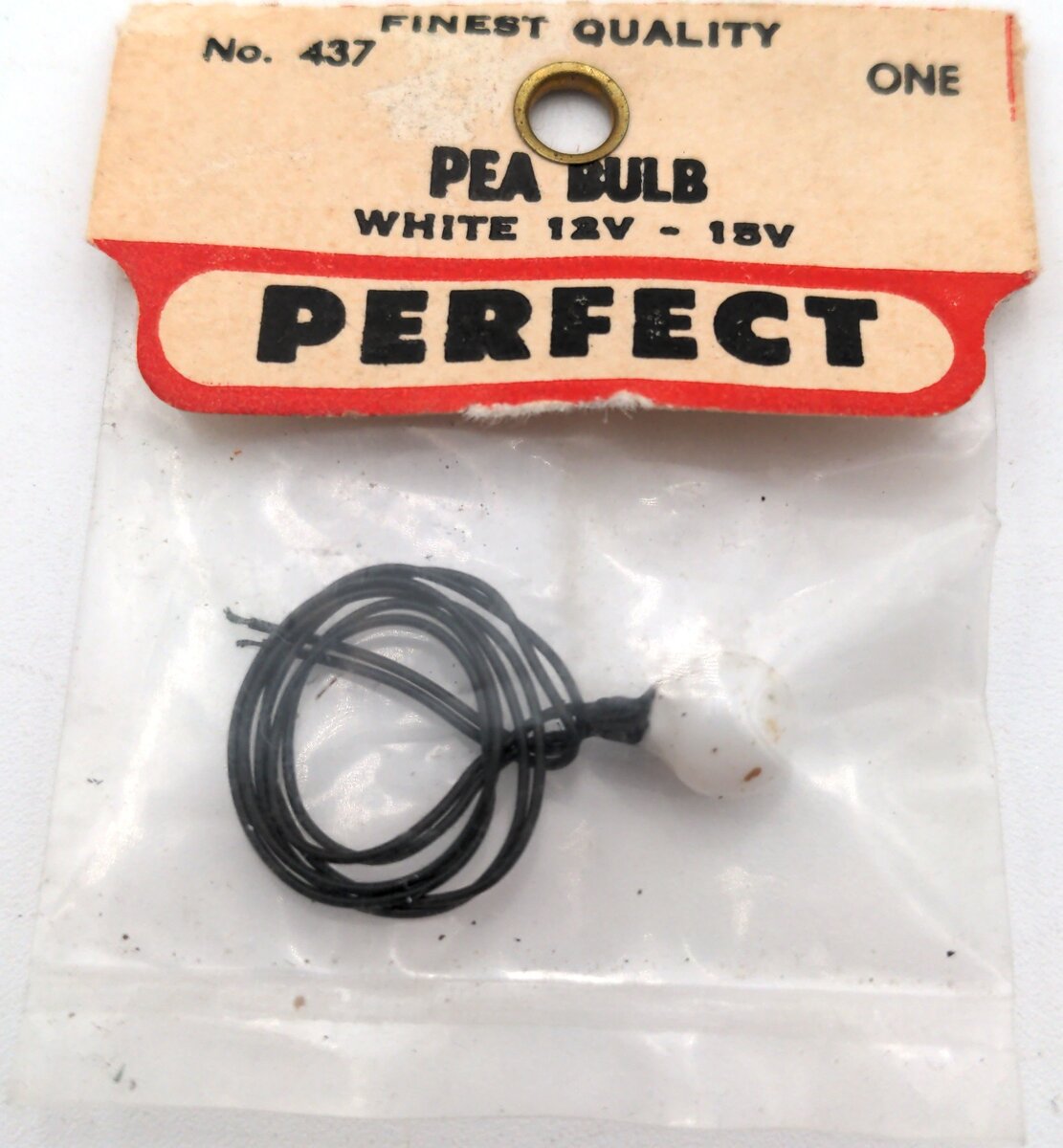 Perfect 438 HO Clear Pea Bulb Screw Base 12V - 15V