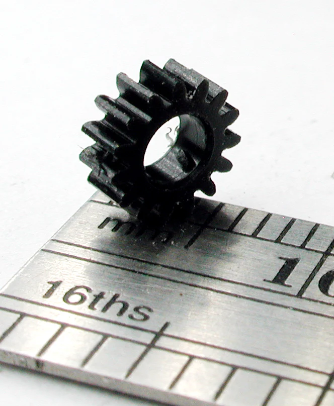 Northwest Short Line 18715-6 Delrin 3.00mm Bore, 15 Teeth Spur Gear