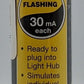 Woodland Scenics JP5754 Just Plug Yellow LED Flashing Nano Lights (Pack of 2)