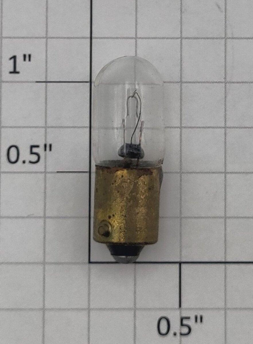 Philips 1816 13 Volt Bayonet Base Clear Tall Globe Light Bulb