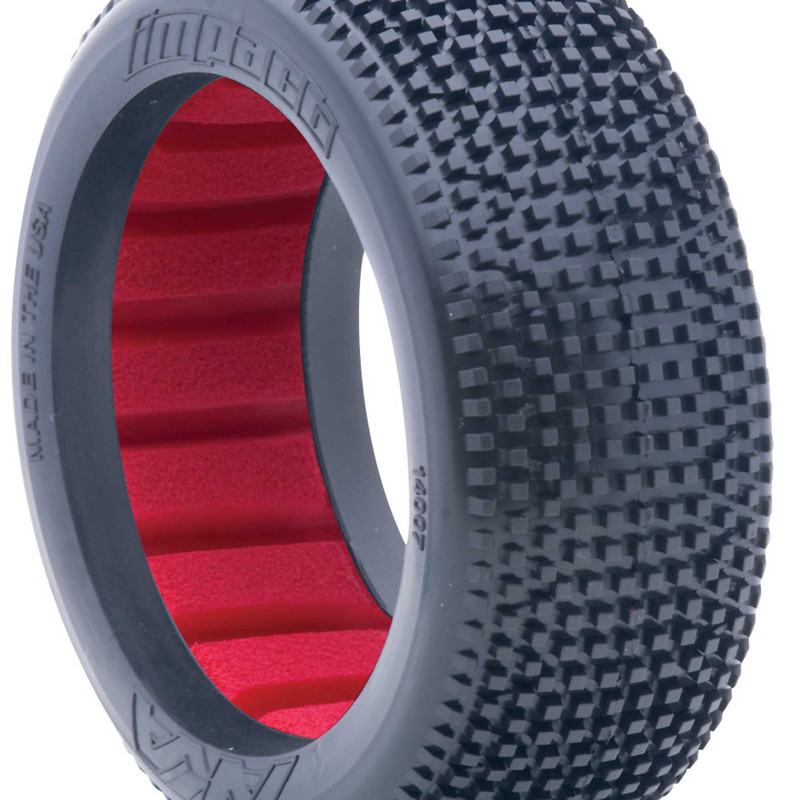 AKA Products, Inc. 14007SR 1:8 Buggy Impact Soft Tires w/Red Insert (Pack of 2)