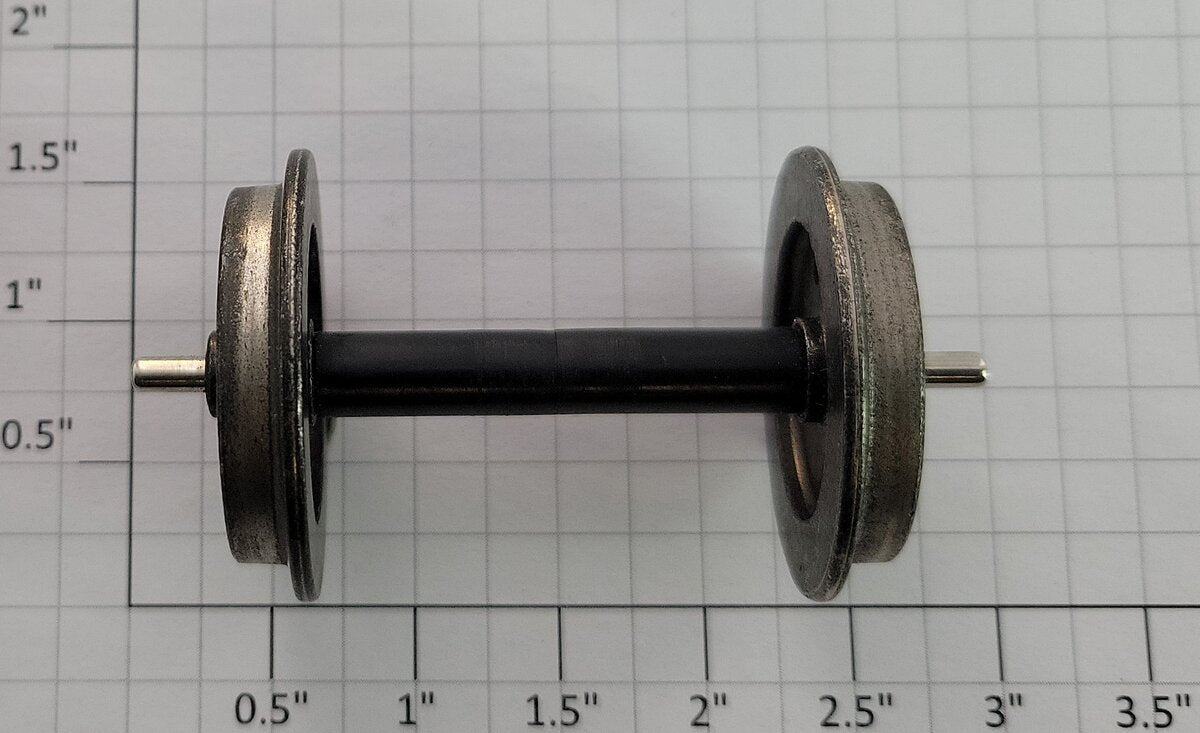 Acme 1001X-5 Blackened Small Metal Wheel Set