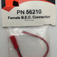 Hitec RCD 56210 Female BEC Converter - Red