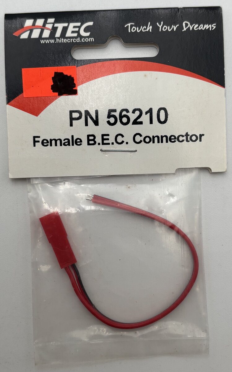 Hitec RCD 56210 Female BEC Converter - Red
