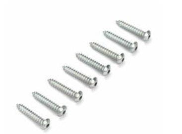 Dubro 526 2 x1/2" Button Head Sheet Metal Screws (Pack of 8)
